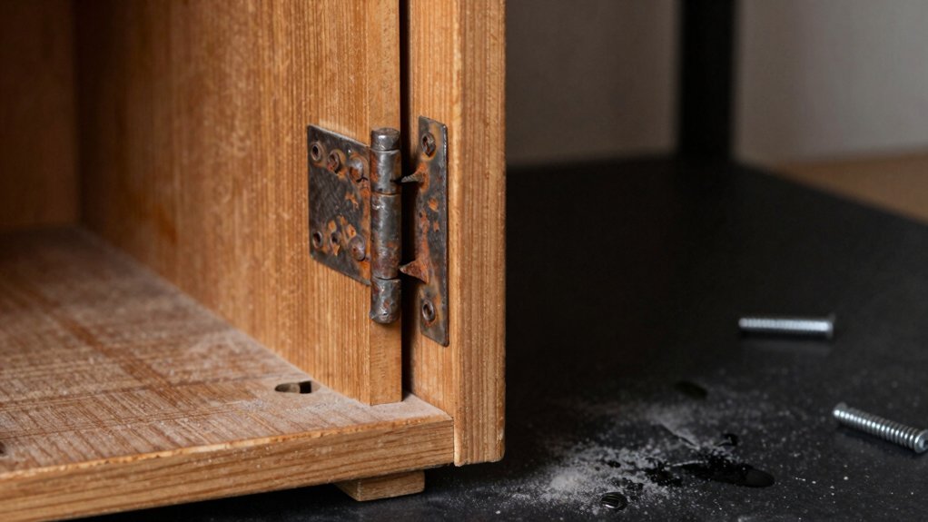 cabinet hinge failure causes