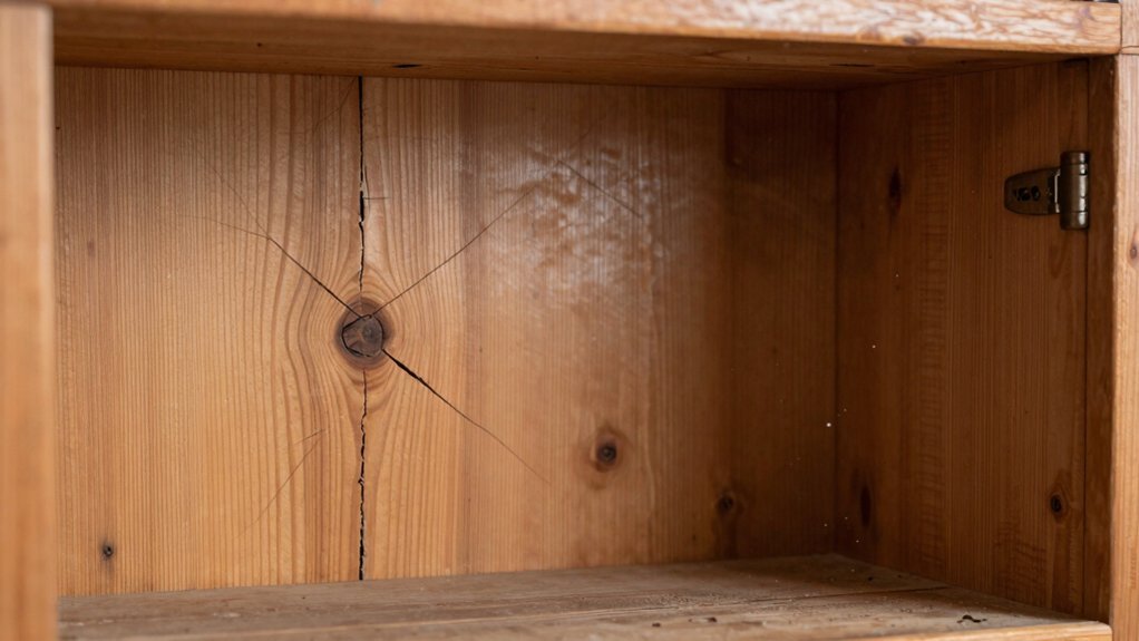 cabinets crack due to moisture cabinets crack due to moisture