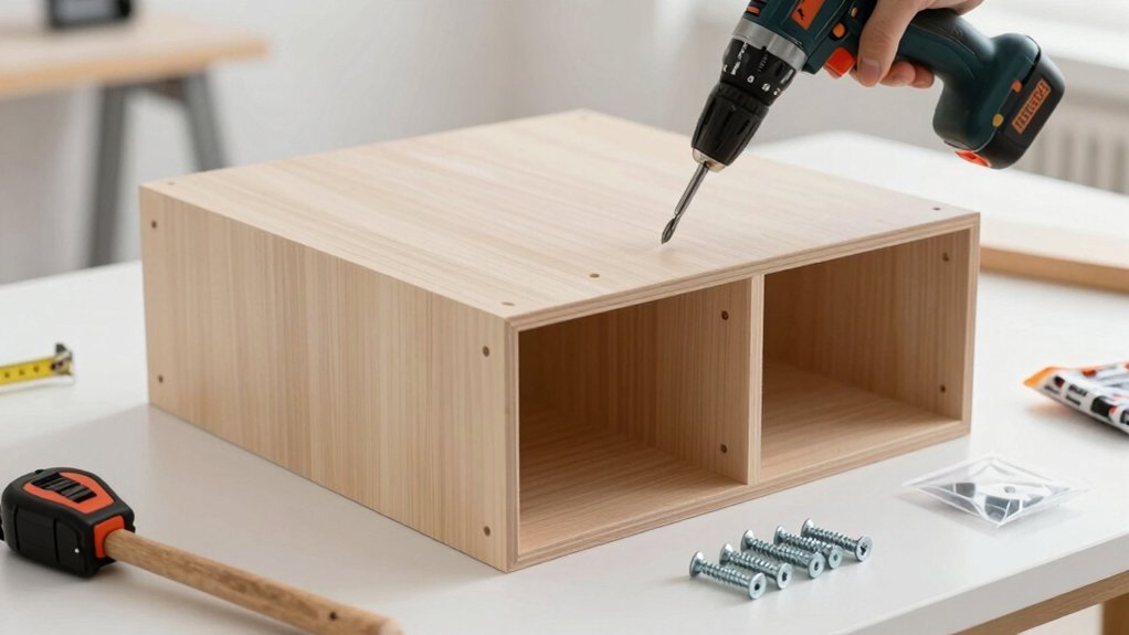 fast simple cabinet assembly