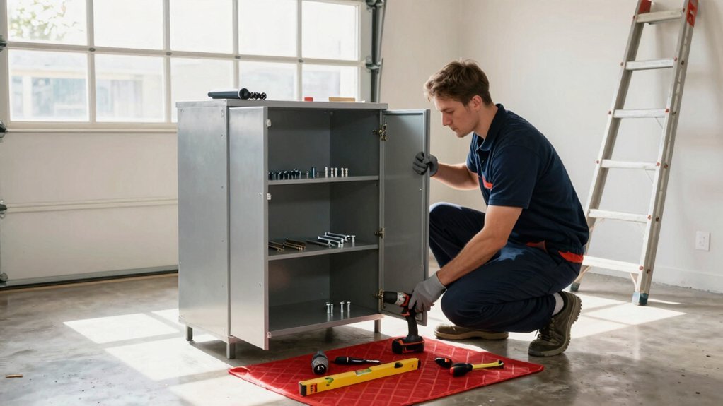 garage cabinet installation guide