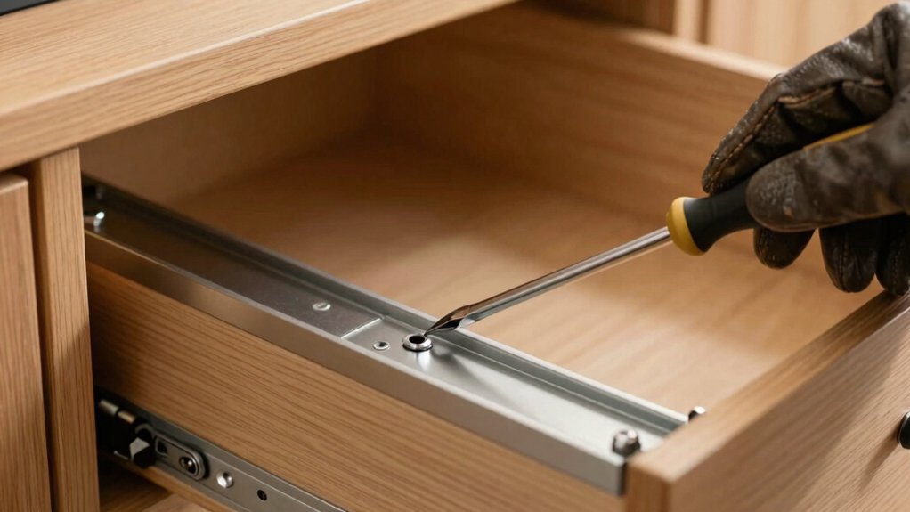 install cabinet drawer slides