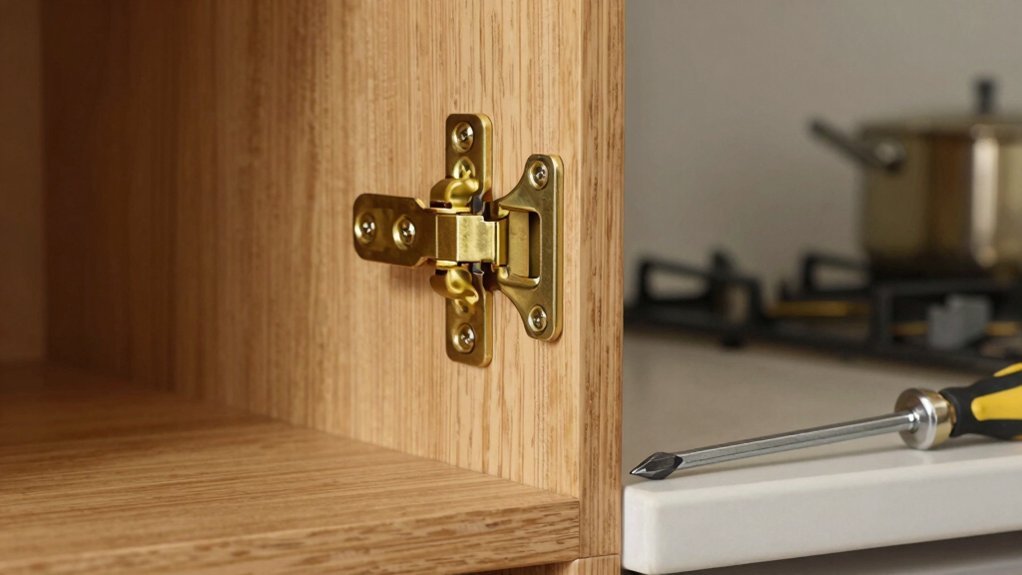mount cabinet door hinges