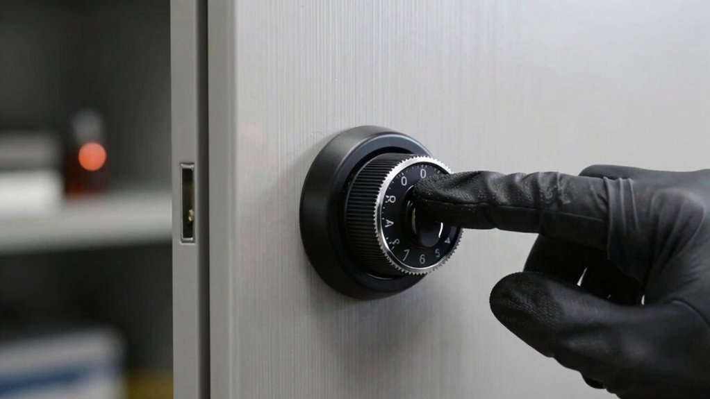 open safety cabinet lock