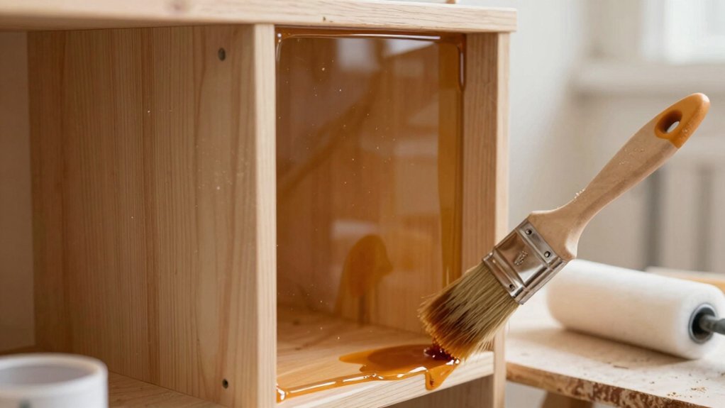paint and finish cabinet