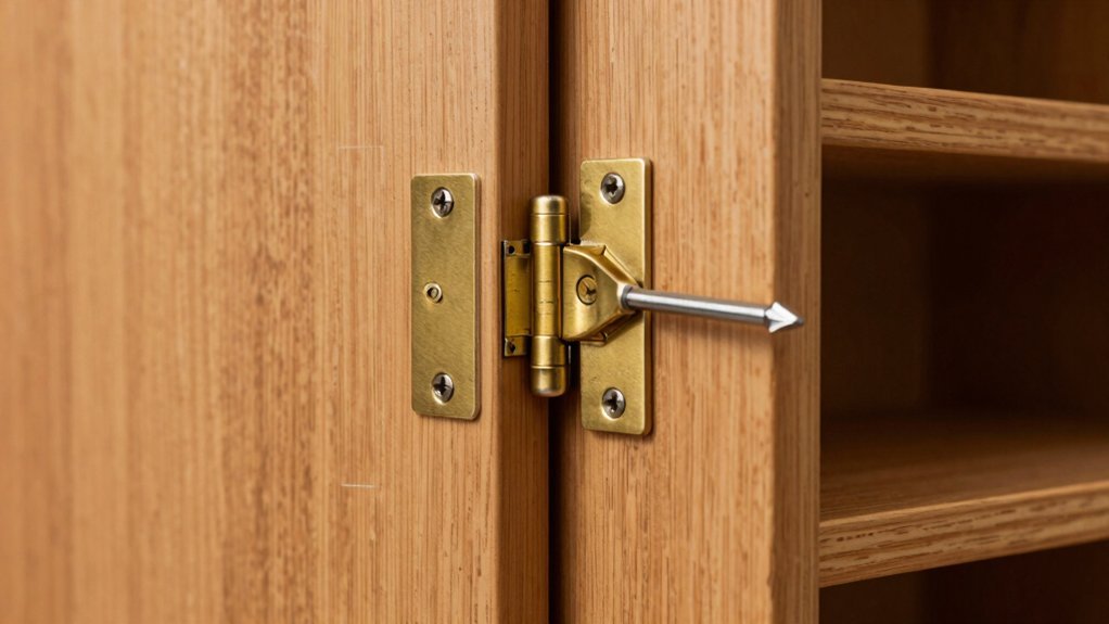 proper cabinet hinge alignment