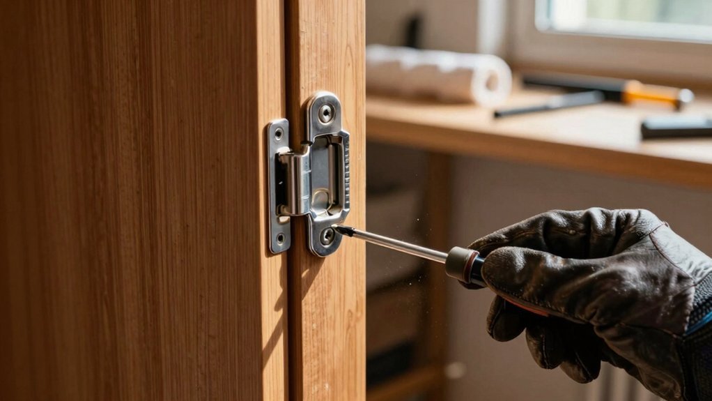 quick cabinet hinge repair