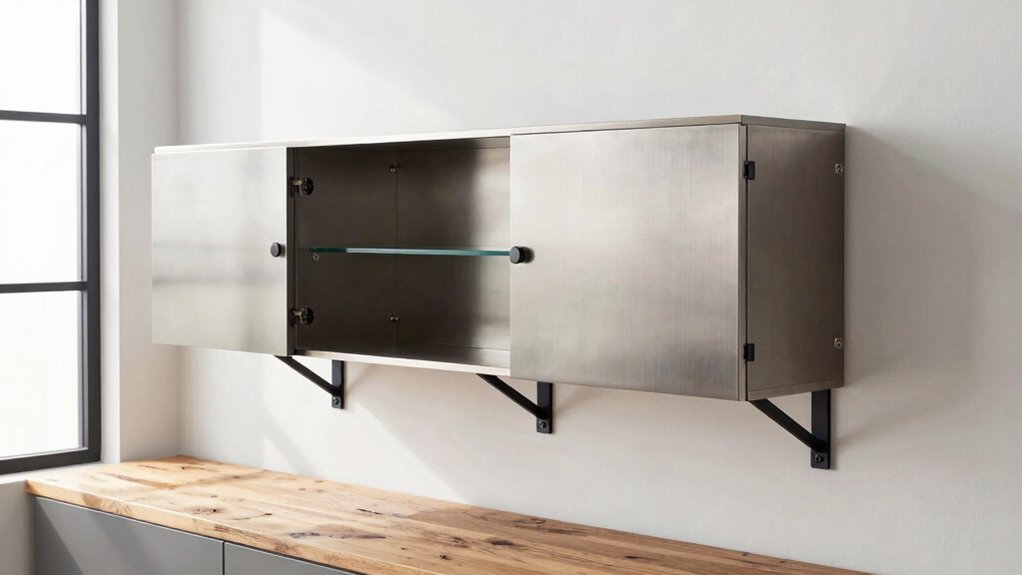 secure stylish wall cabinet