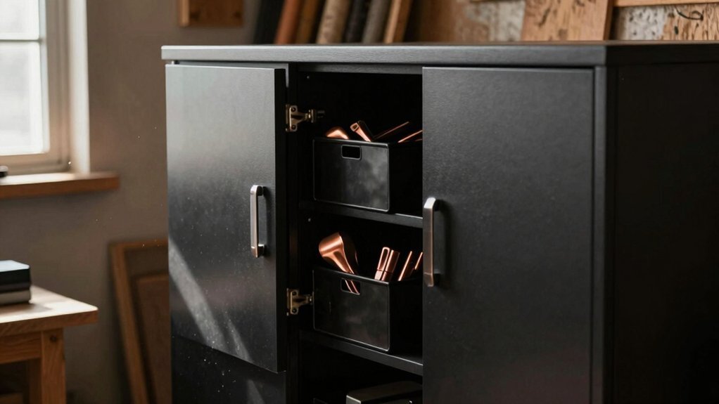 storage cabinets add value