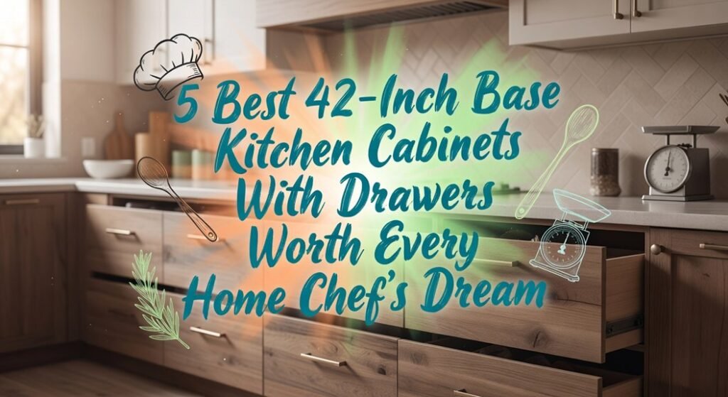 42 inch drawer base cabinets