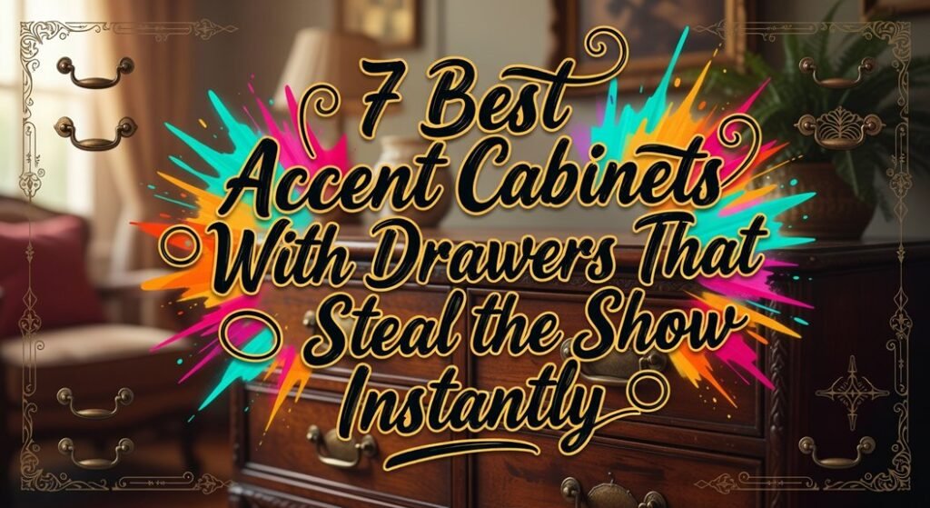 accent cabinets with drawers