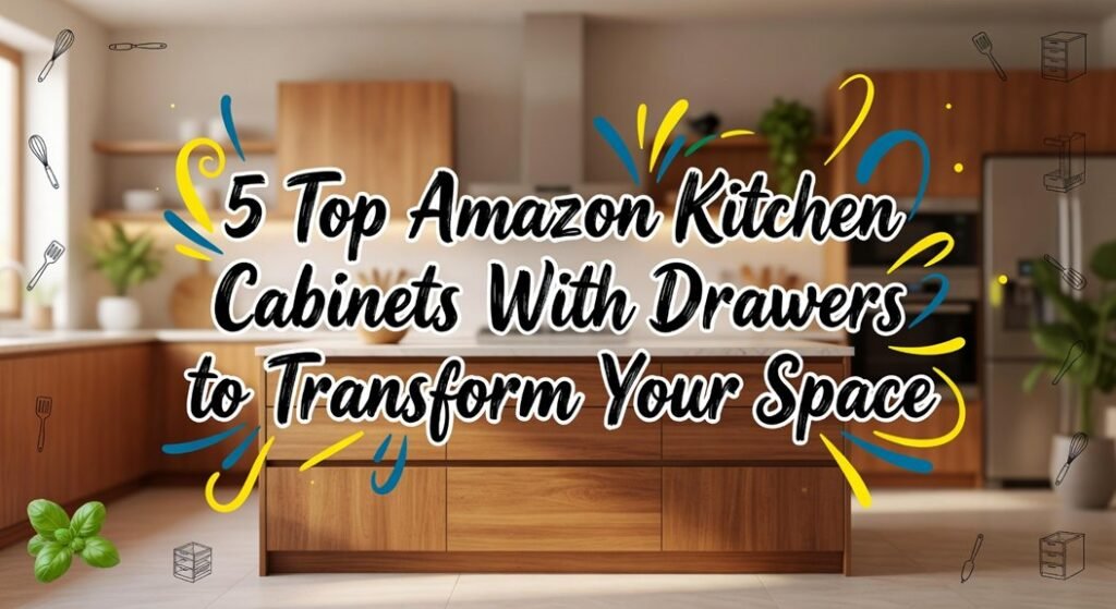 amazon kitchen drawer cabinets