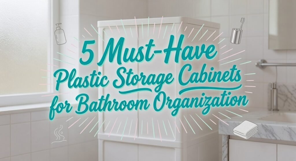bathroom plastic storage cabinets