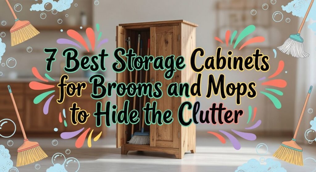 broom and mop organization