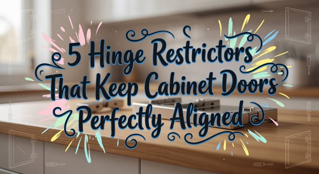 cabinet door alignment devices