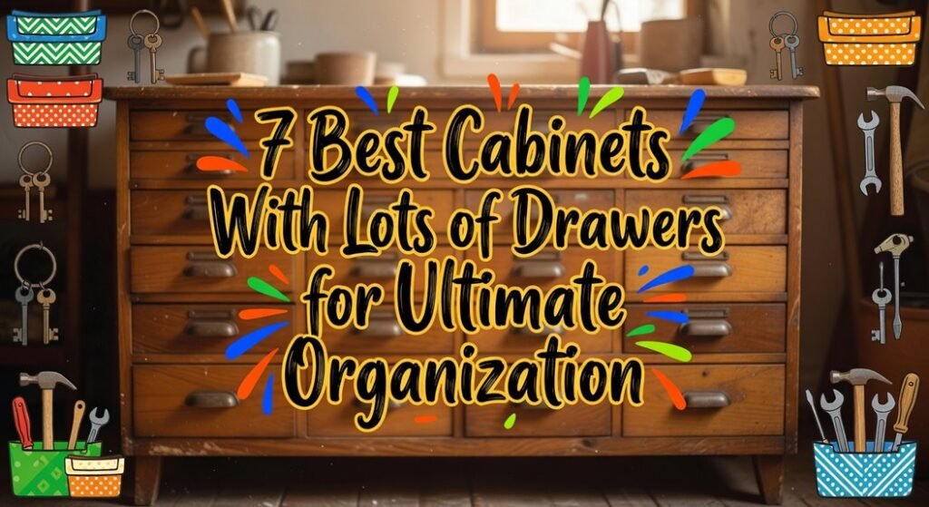 cabinets with ample drawers