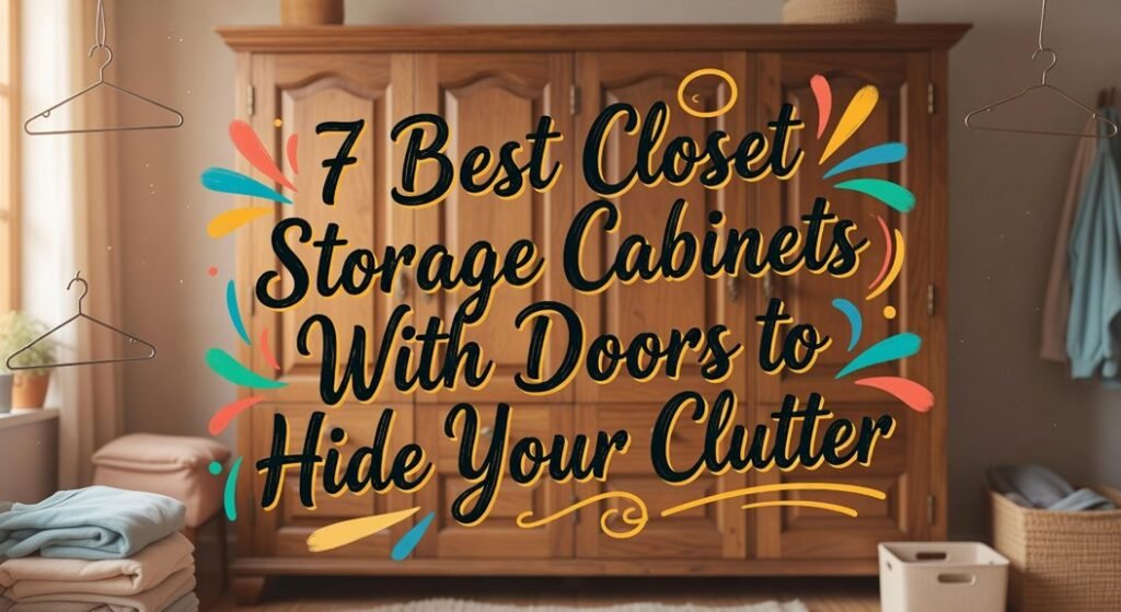 closet cabinets conceal clutter