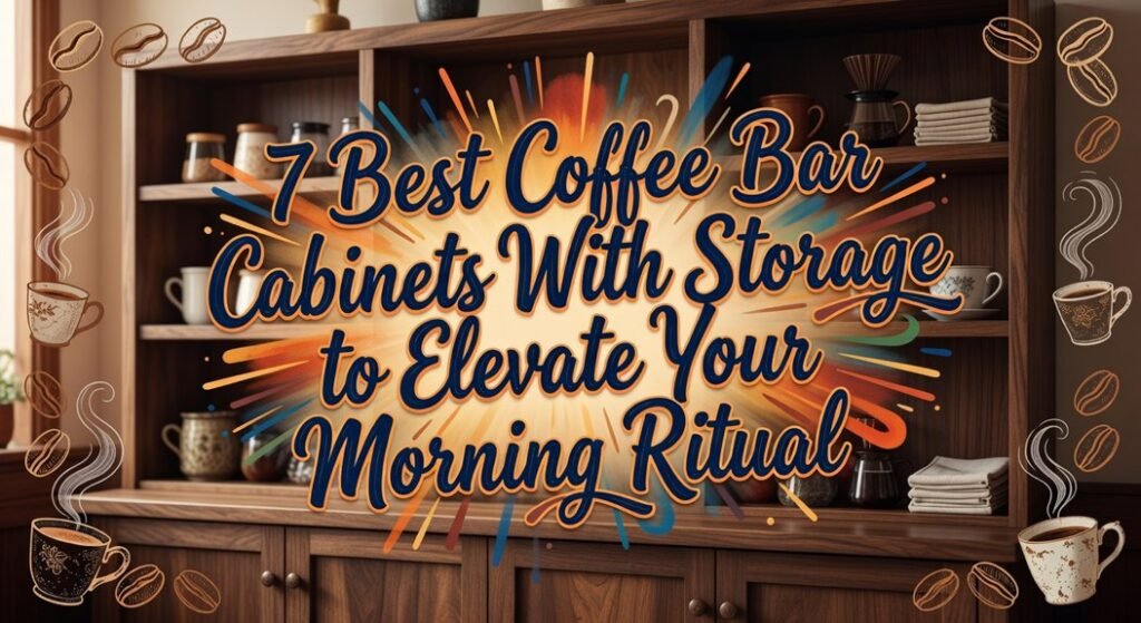 coffee bar storage solutions