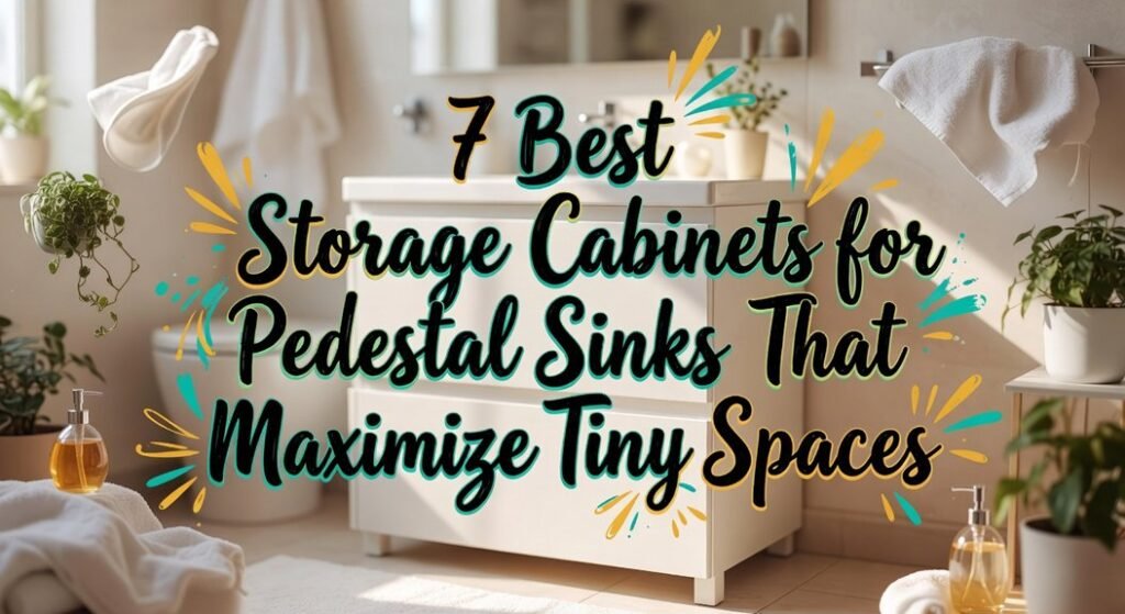 compact pedestal sink cabinets