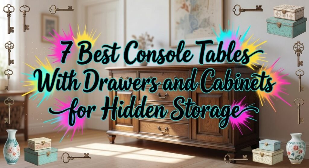 console tables with hidden storage