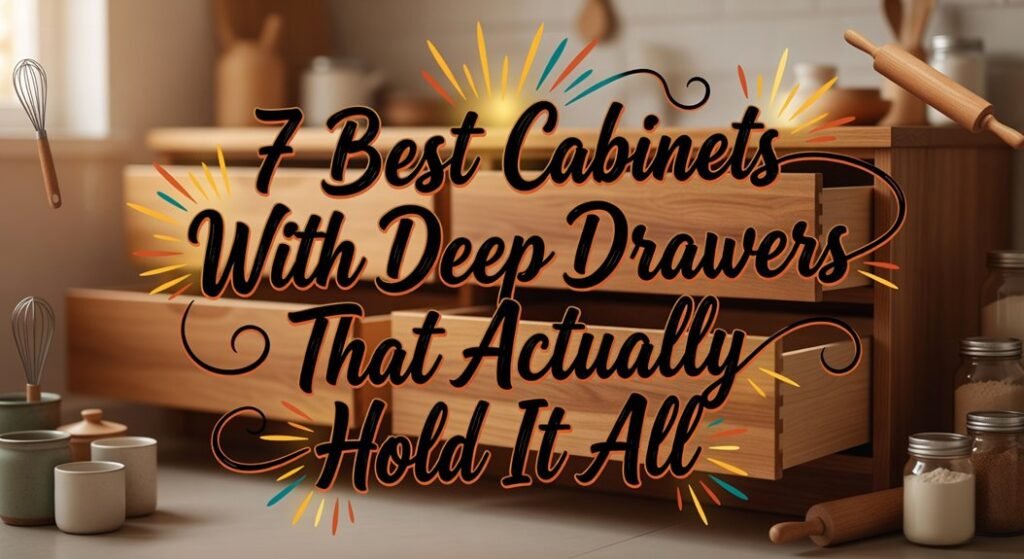 deep drawer cabinets that organize