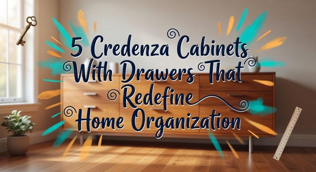 drawer credenza cabinet organization