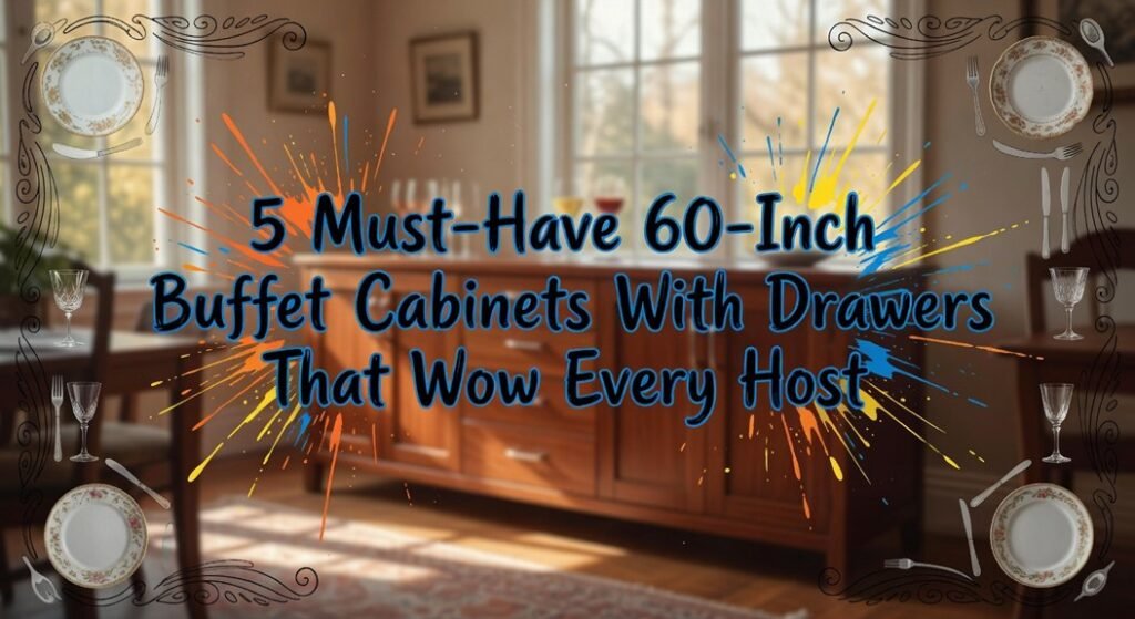 drawer equipped buffet cabinets