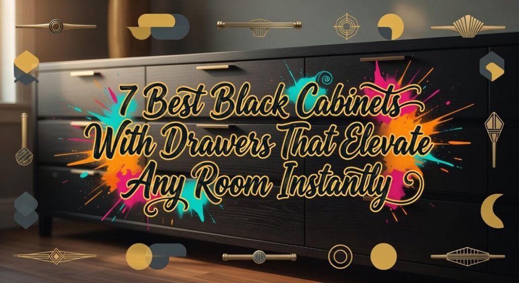elegant black storage solutions