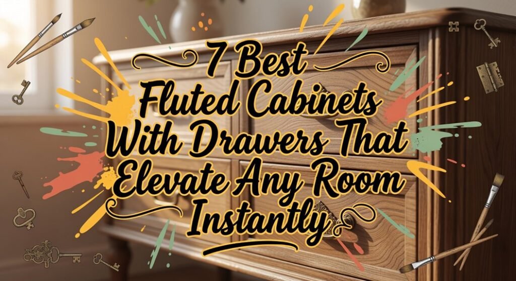 elevated room with drawers