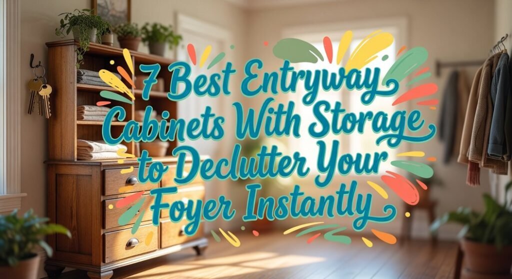 entryway storage cabinet solutions