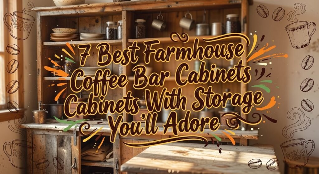farmhouse coffee bar storage farmhouse coffee bar storage