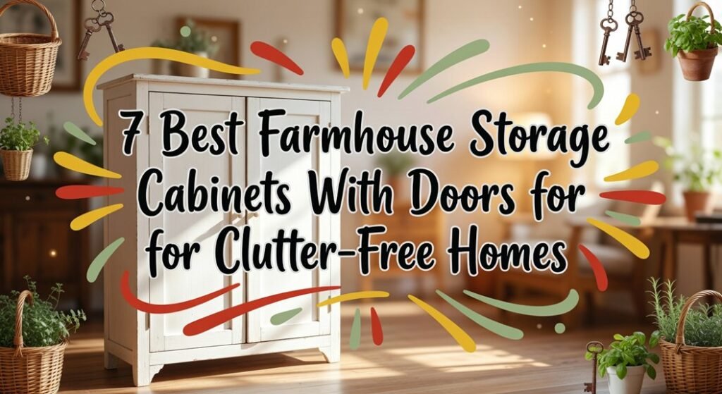 farmhouse storage cabinets doors