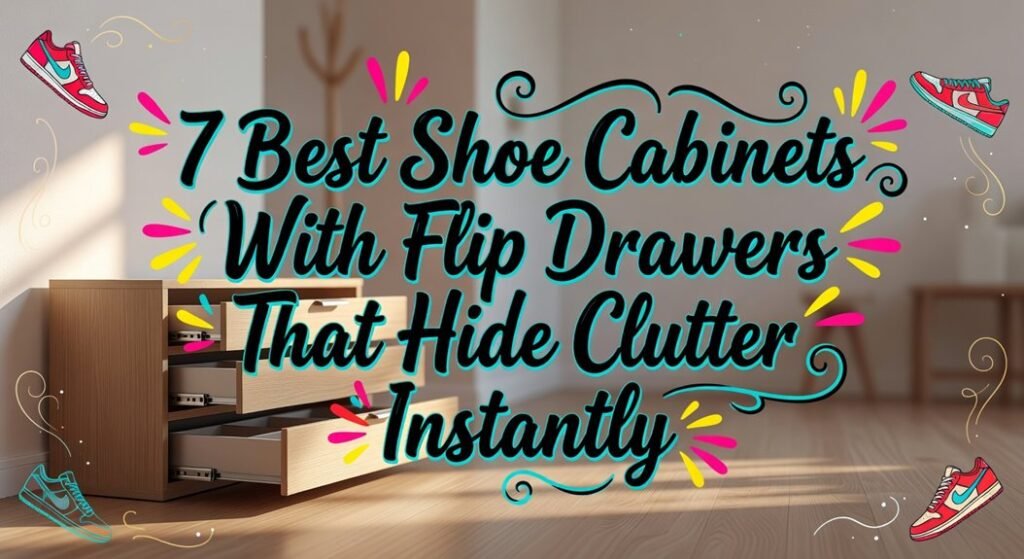 flip drawer shoe storage