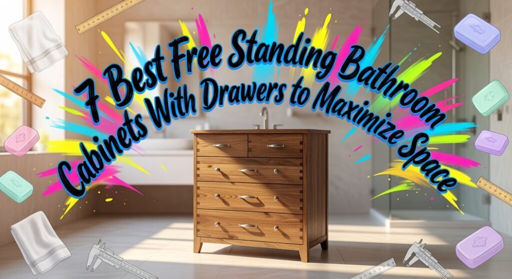 free standing bathroom storage
