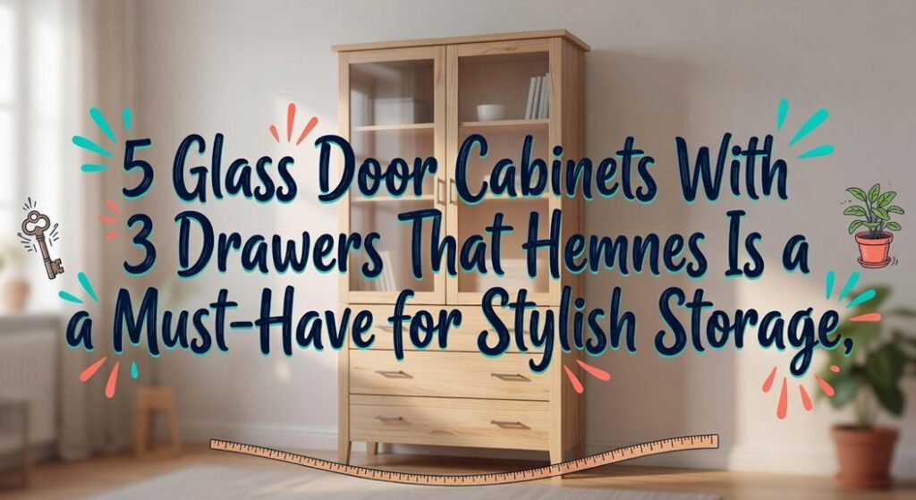 hemnes glass drawer cabinets