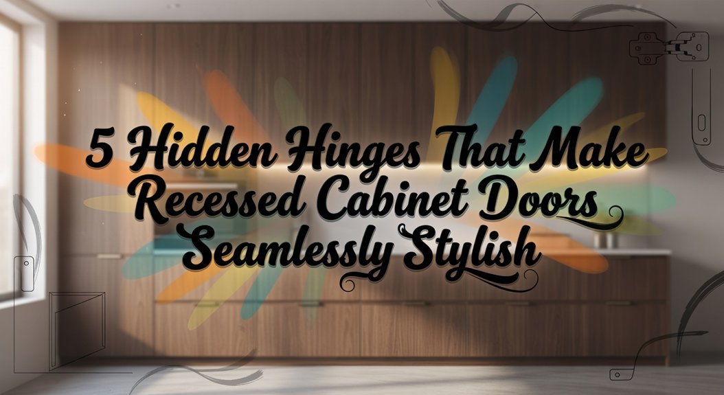 5 Hidden Hinges That Make Recessed Cabinet Doors Seamlessly Stylish