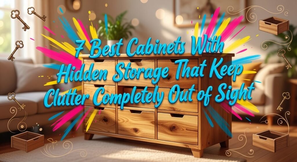 hidden storage cabinet solutions