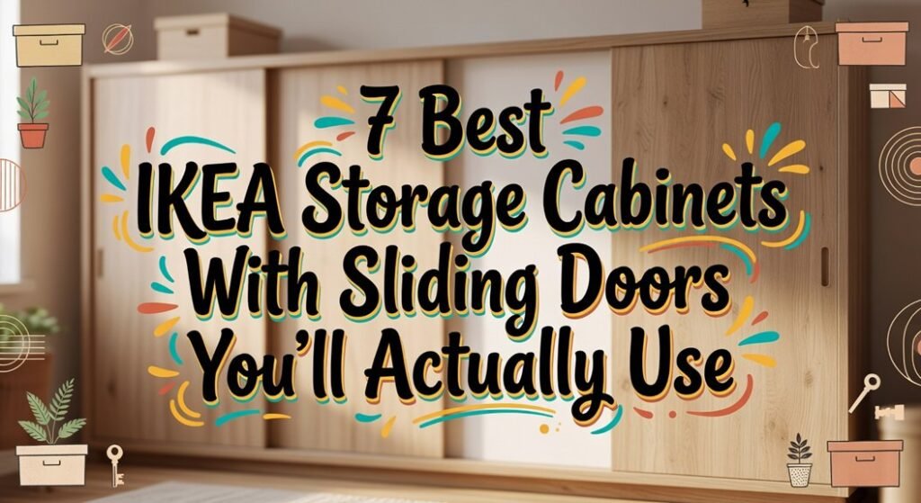 ikea sliding door storage