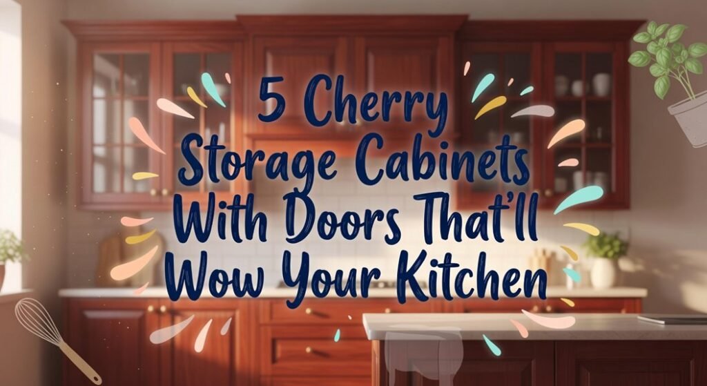 kitchen cherry door cabinets
