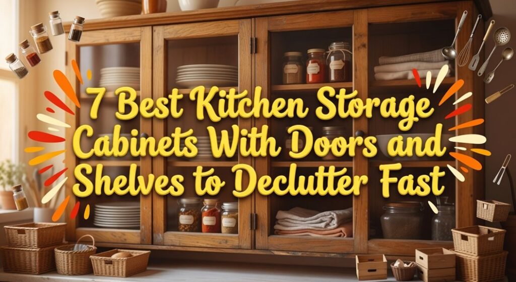 kitchen storage cabinets declutter