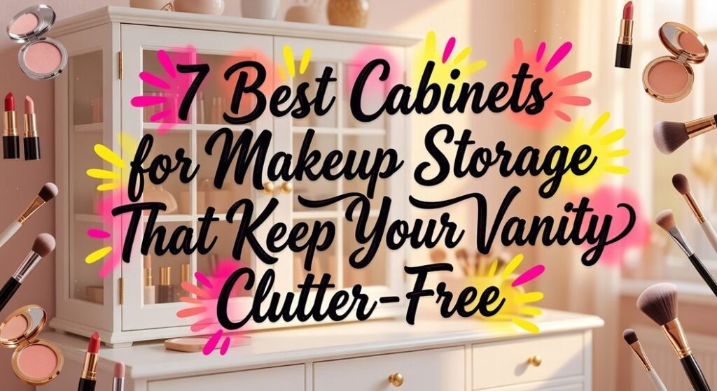 makeup storage cabinet solutions
