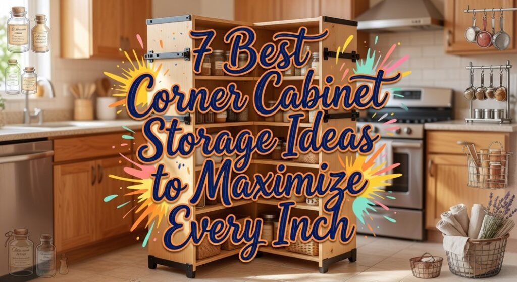 maximize corner cabinet space