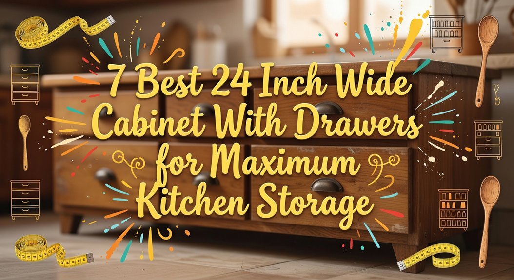 7 Best 24 Inch Wide Cabinet with Drawers for Maximum Kitchen Storage