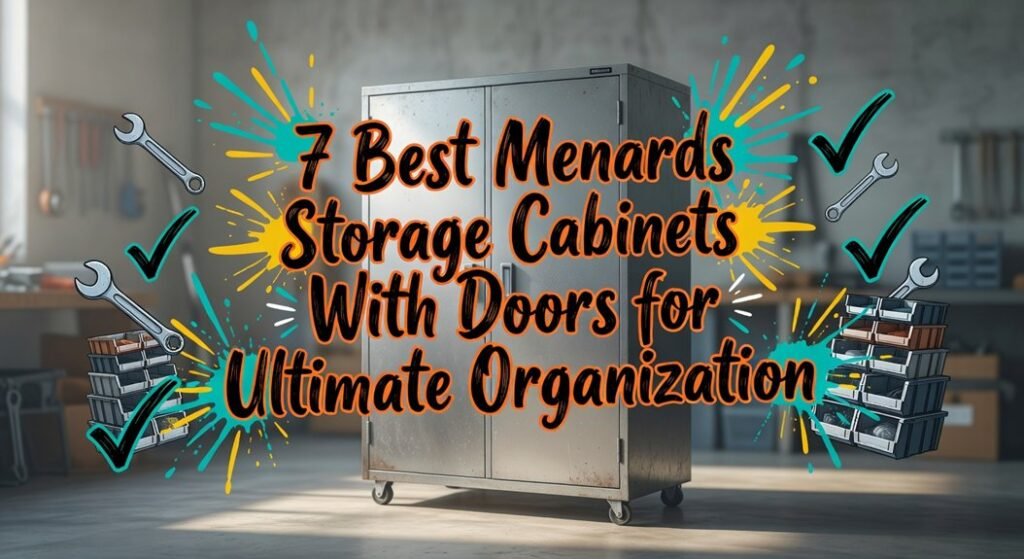 menards storage cabinets doors
