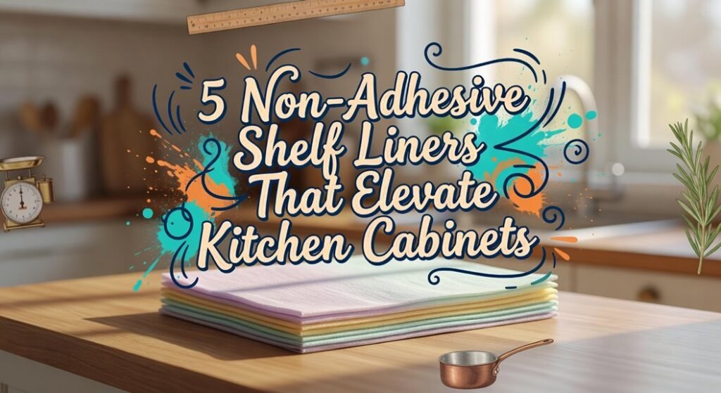 non adhesive kitchen shelf liners