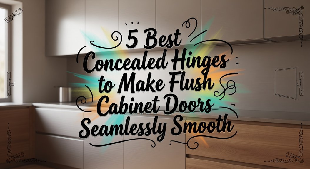 5 Best Concealed Hinges to Make Flush Cabinet Doors Seamlessly Smooth