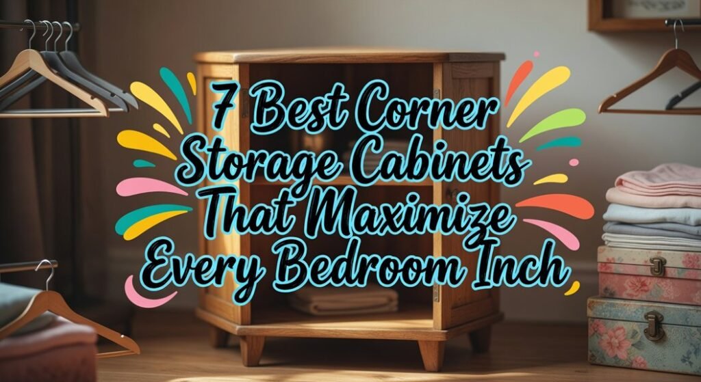 optimized bedroom corner storage
