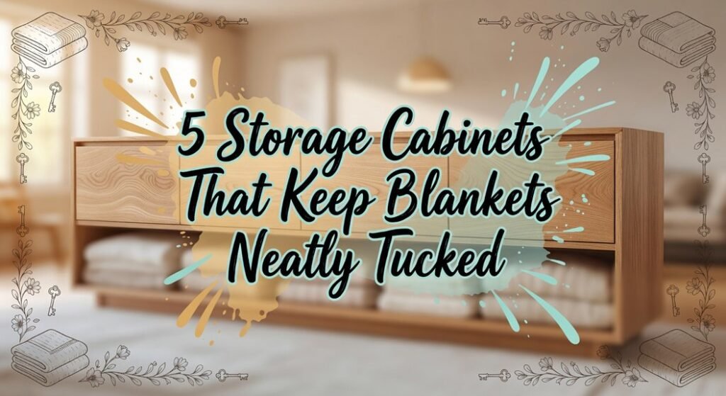 organized blanket storage solutions