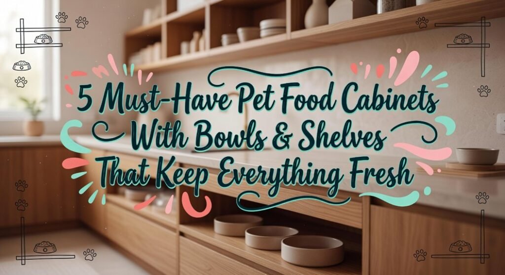 organized storage for pets