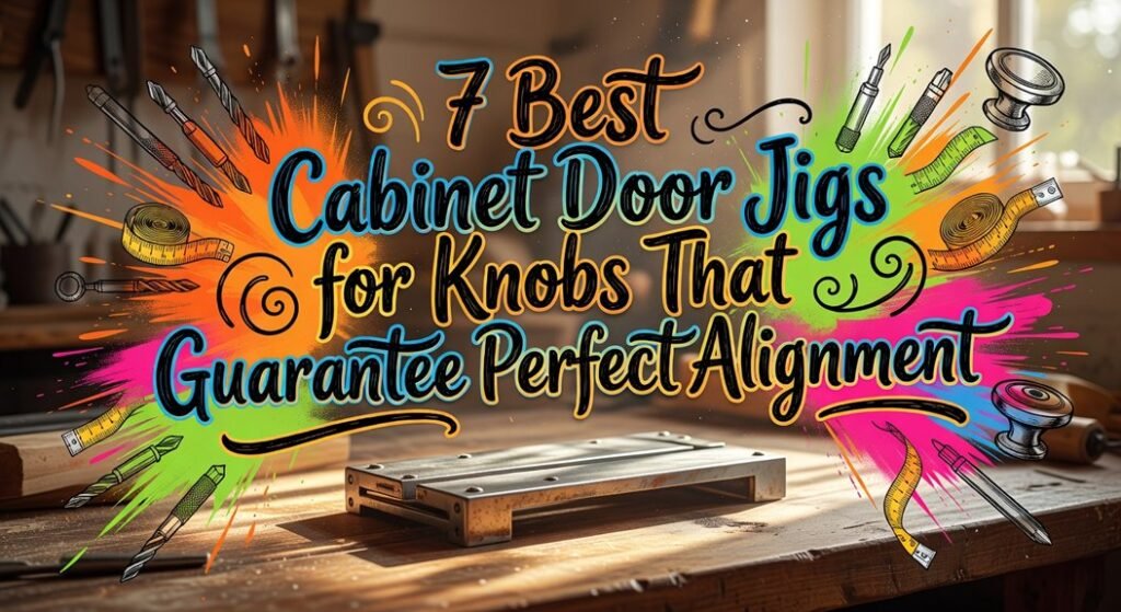 perfectly aligned knob jig