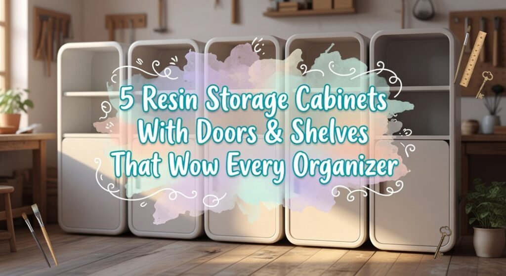 resin cabinets with shelves